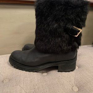 Tori Burch fur boots